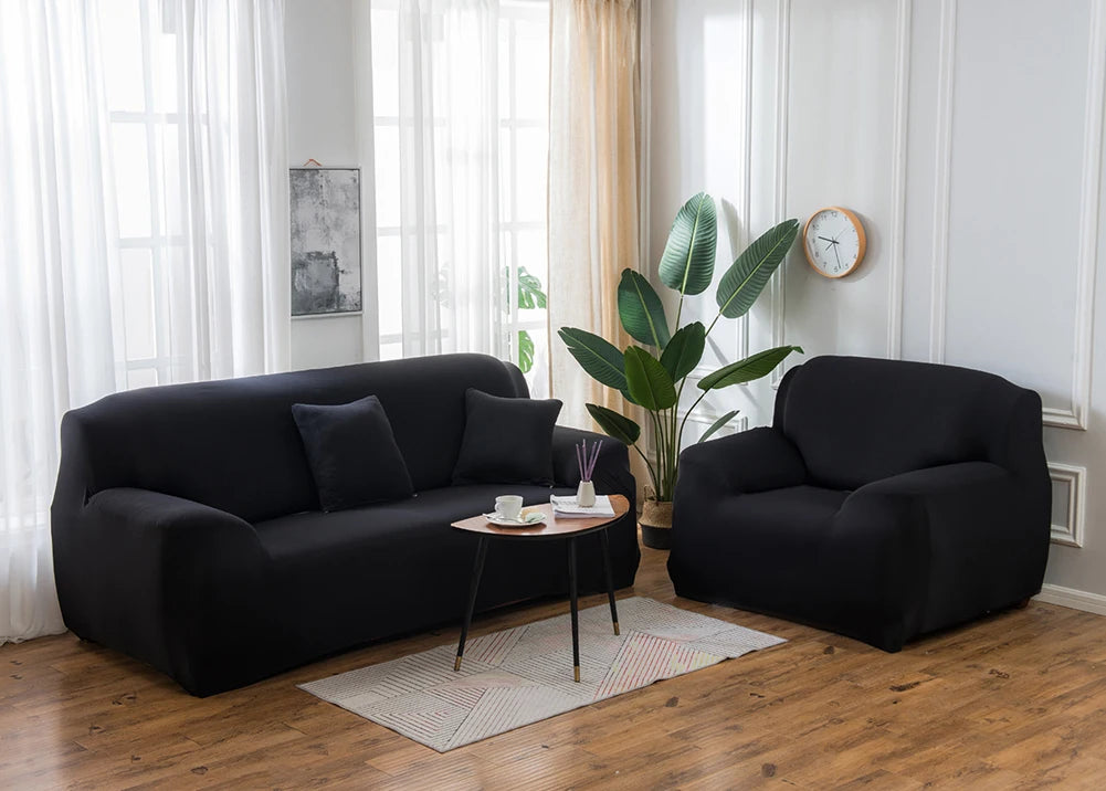 Thickened Elastic Sofa Slipcovers – Sectional Corner Couch Protection for Living Room