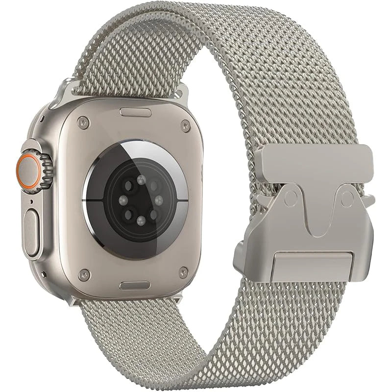 Stainless Steel Milanese Loop – Metal Band for Apple Watch Series 1-10 Ultra