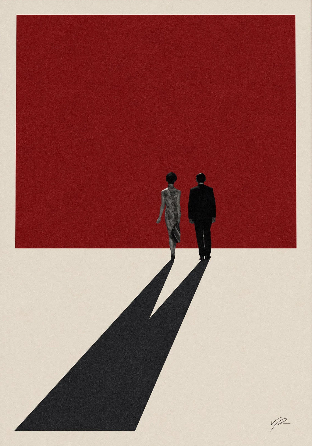 Minimalist Movie Poster Canvas Art – Abstract Modern Wall Decor for Home