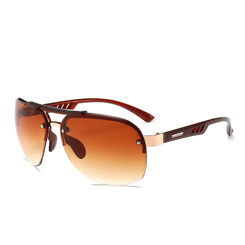 Polarized Metal Pilot Sunglasses – Vintage UV400 Eyewear for Driving