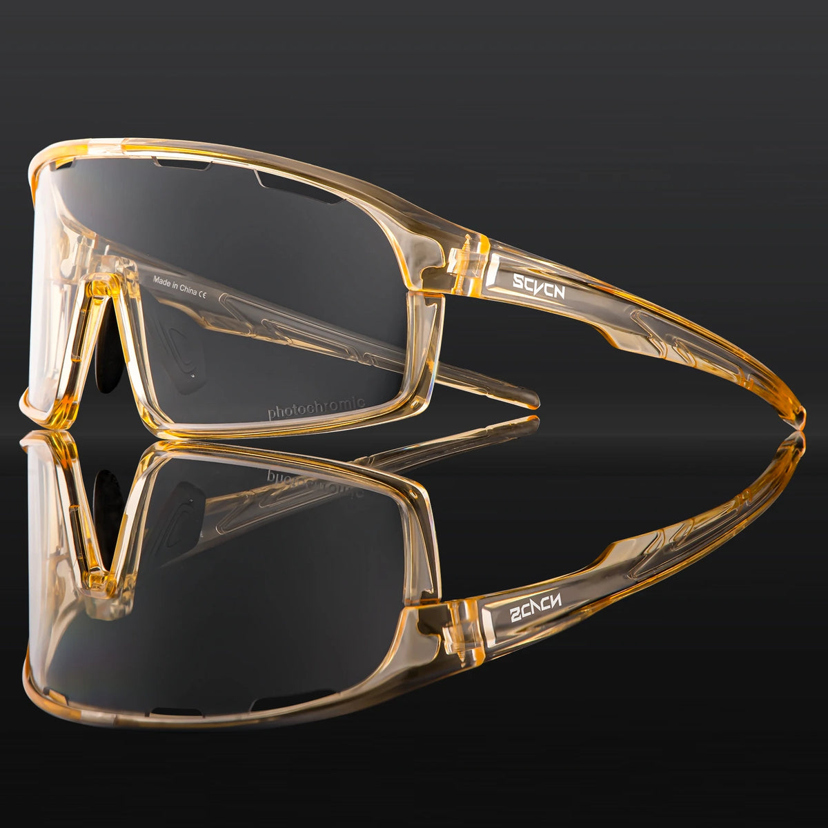 Photochromic Cycling Sunglasses – UV400 Protective Eyewear for MTB Sports
