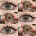Color Contact Lenses – Natural 14.5mm Big Black and Brown Pupils for Beauty Makeup