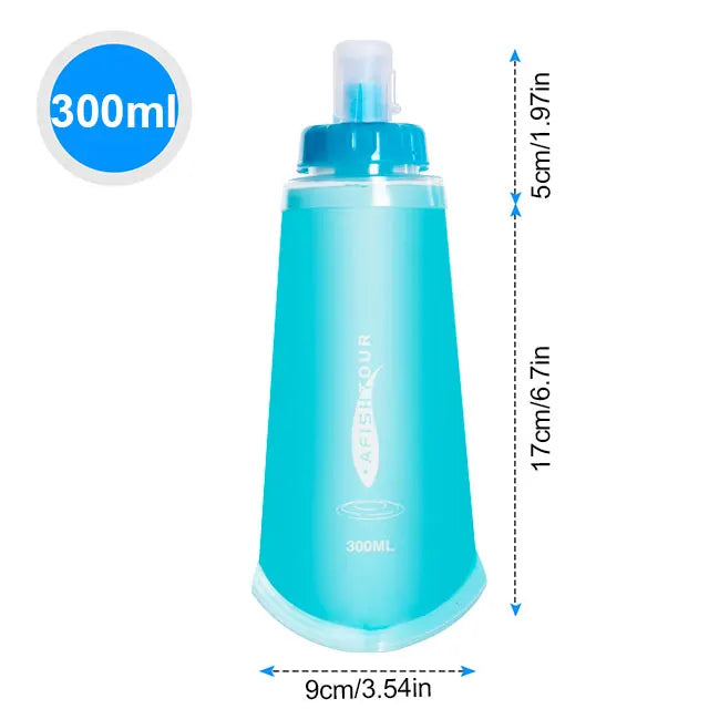 Collapsible Silicone Water Bottle – Portable Hydration for Outdoor Sports