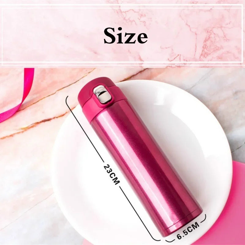 Vacuum Insulated Flask – 500ml Stainless Steel Bottle for Travel and Coffee