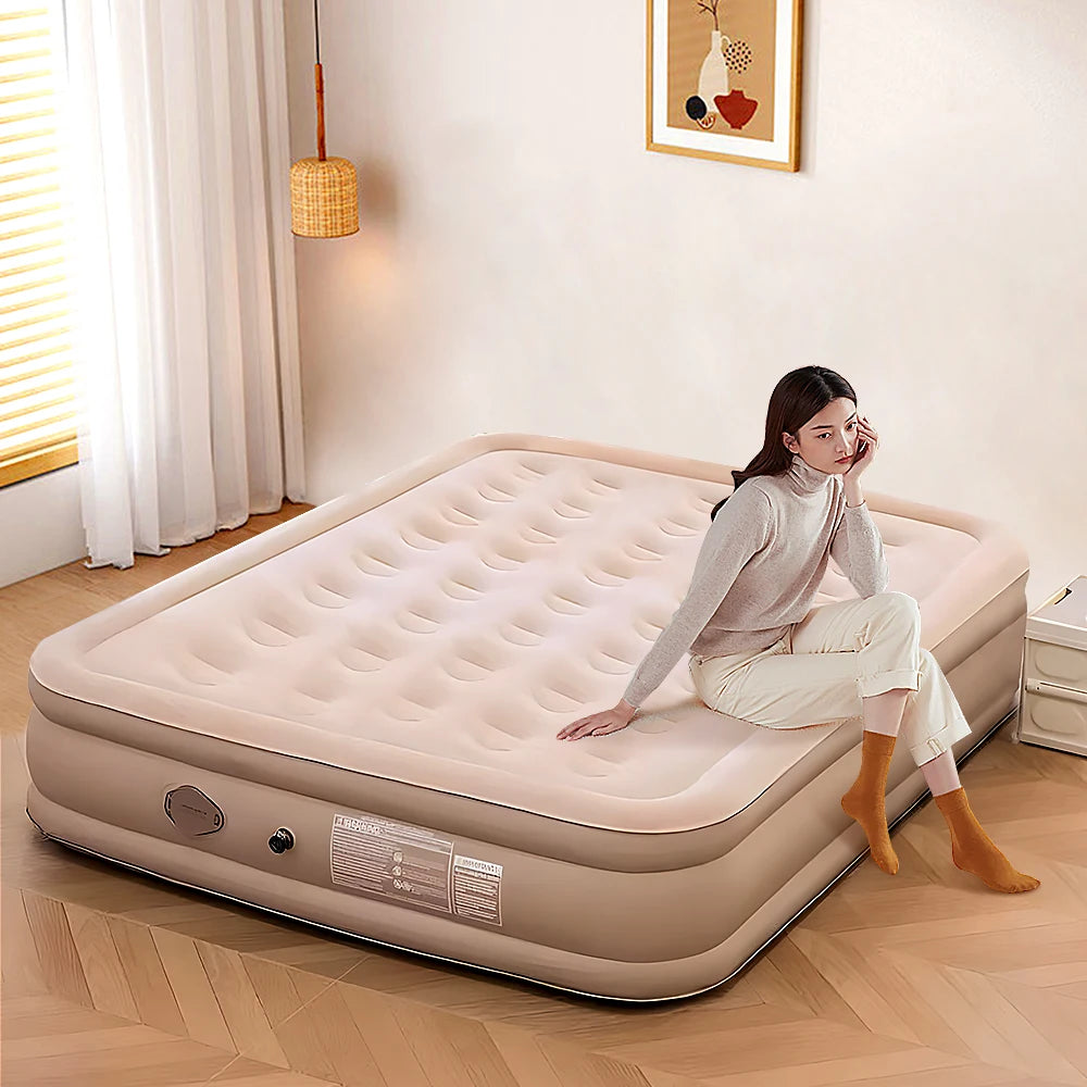 Inflatable Air Mattress – Thickened Portable Bed for Outdoor Camping