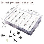 Automotive Plastic Fastener Kit – Bumper and Fender Rivet Retainers for Car Repair