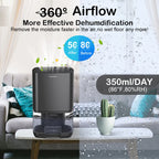 Portable Electric Dehumidifier – Silent Moisture Absorber for Home and Office