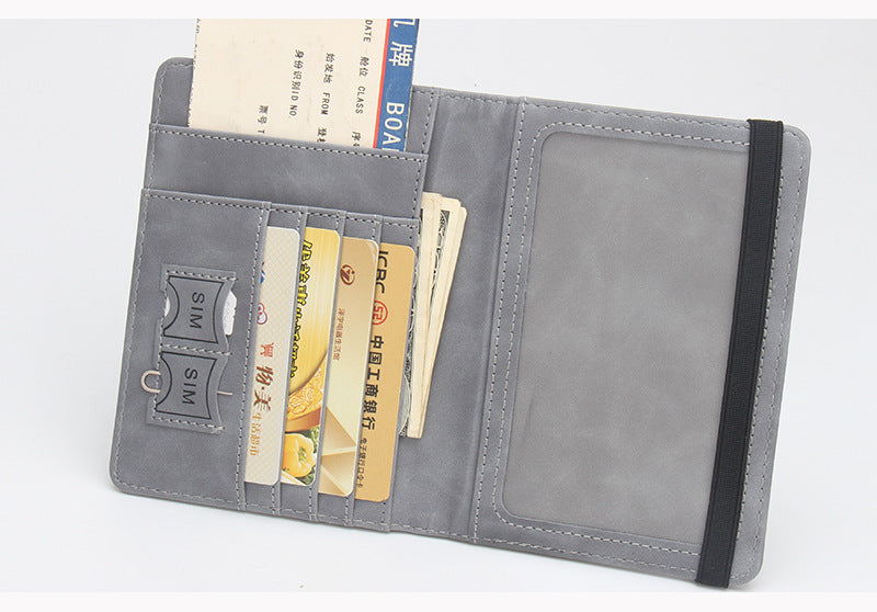 Personalized Passport Cover – RFID Blocking World Map Design for Travel