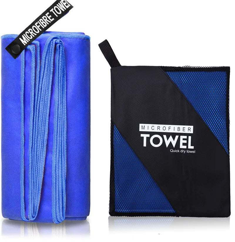 Microfiber Gym Towel – Silver Ion Odor-Free Absorbent Fabric for Workout