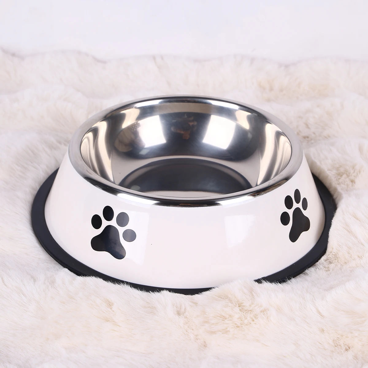 Stainless Steel Pet Bowl – Durable Anti-fall Food Bowl for Dogs and Cats