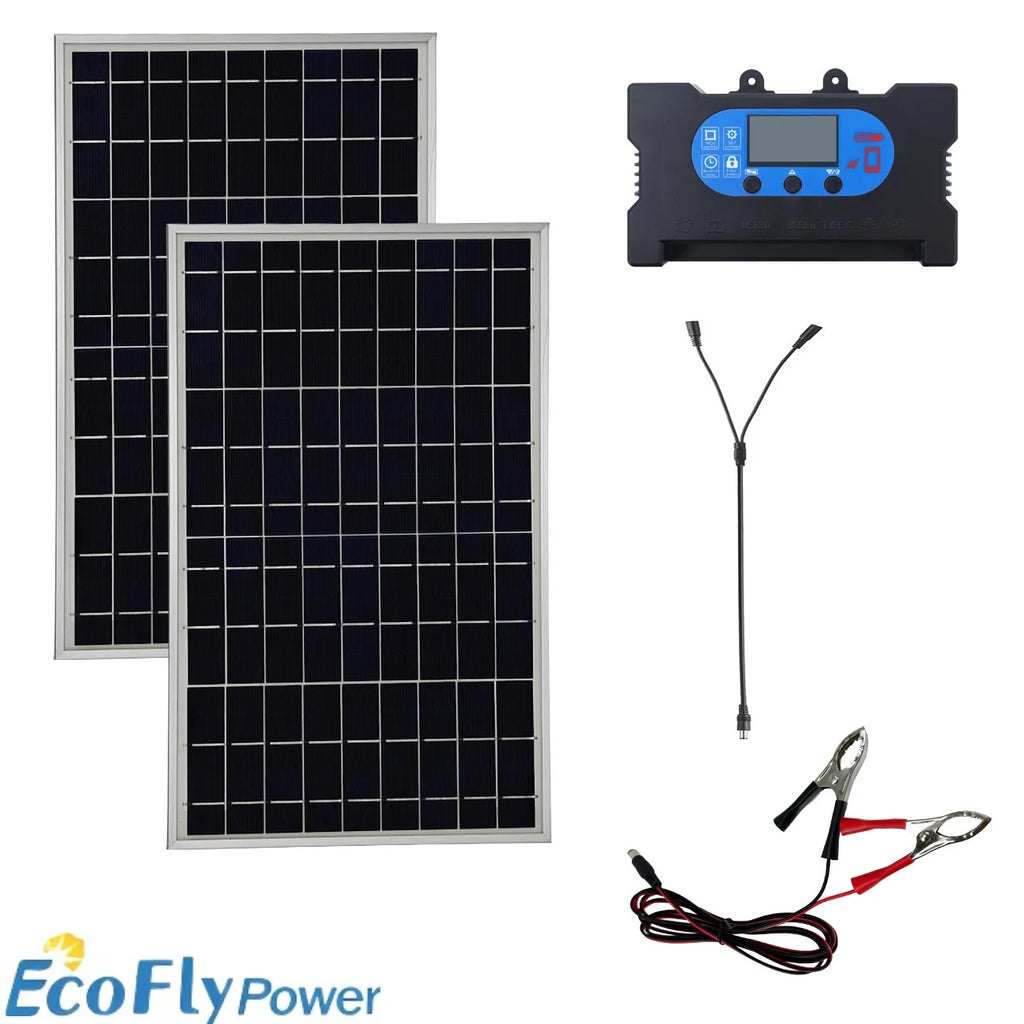 Flexible Solar Panel Kit – 20W 18V Portable Charger for Camping and Travel