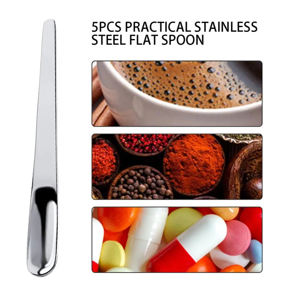 Stainless Steel Espresso Spoons – Small Demitasse Silverware for Coffee Shops