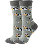 Colorful Cartoon Animal Crew Socks – Fun Harajuku Apparel for Men and Women