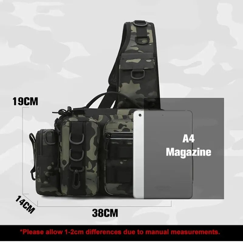 Fishing Tackle Backpack – Gear Storage Bag with Rod Holder for Fly Fishing