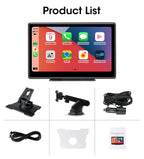 10 Inch 4K Dash Cam – Wireless Carplay GPS Navigator for Vehicle Dashboard