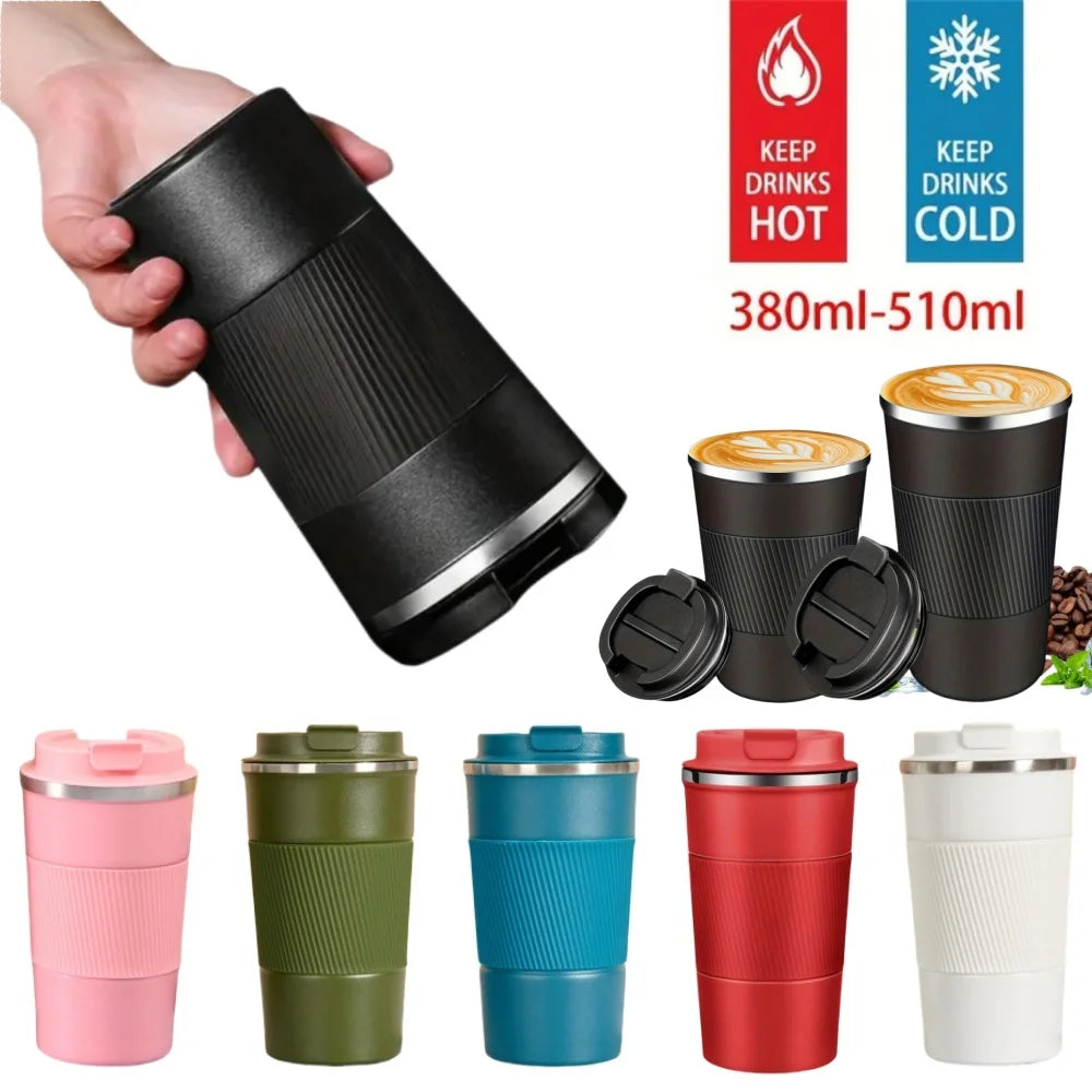 Stainless Steel Vacuum Insulated Mug – Leak-Proof Travel Cup for Outdoor Sports