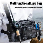 Portable Fishing Shoulder Bag – Rod Holder Storage for Outdoor Sports