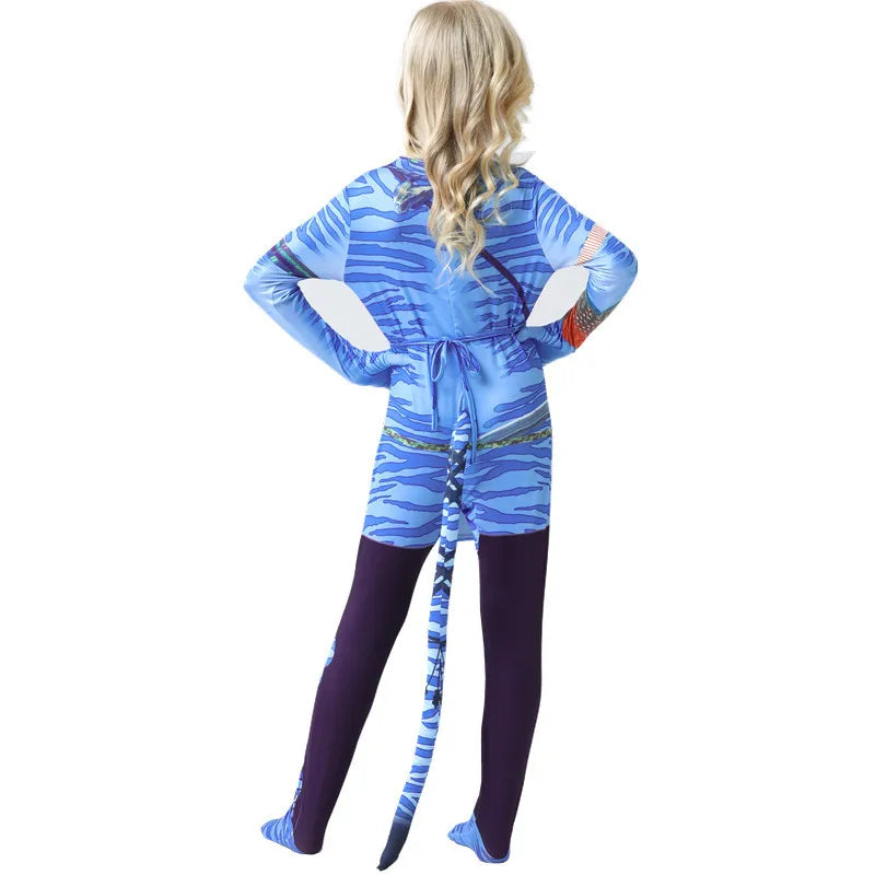 Avatar Alien Bodysuit – The Way of Water Jumpsuit for Halloween Cosplay