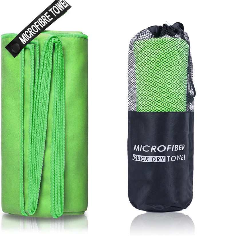 Microfiber Gym Towel – Silver Ion Odor-Free Absorbent Fabric for Workout