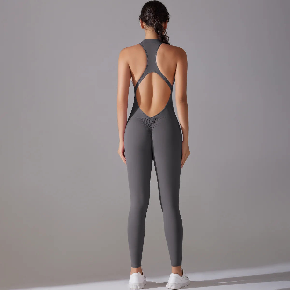 Tummy Control Bodysuit – Push-Up Sculpting Shapewear for Gym Fitness
