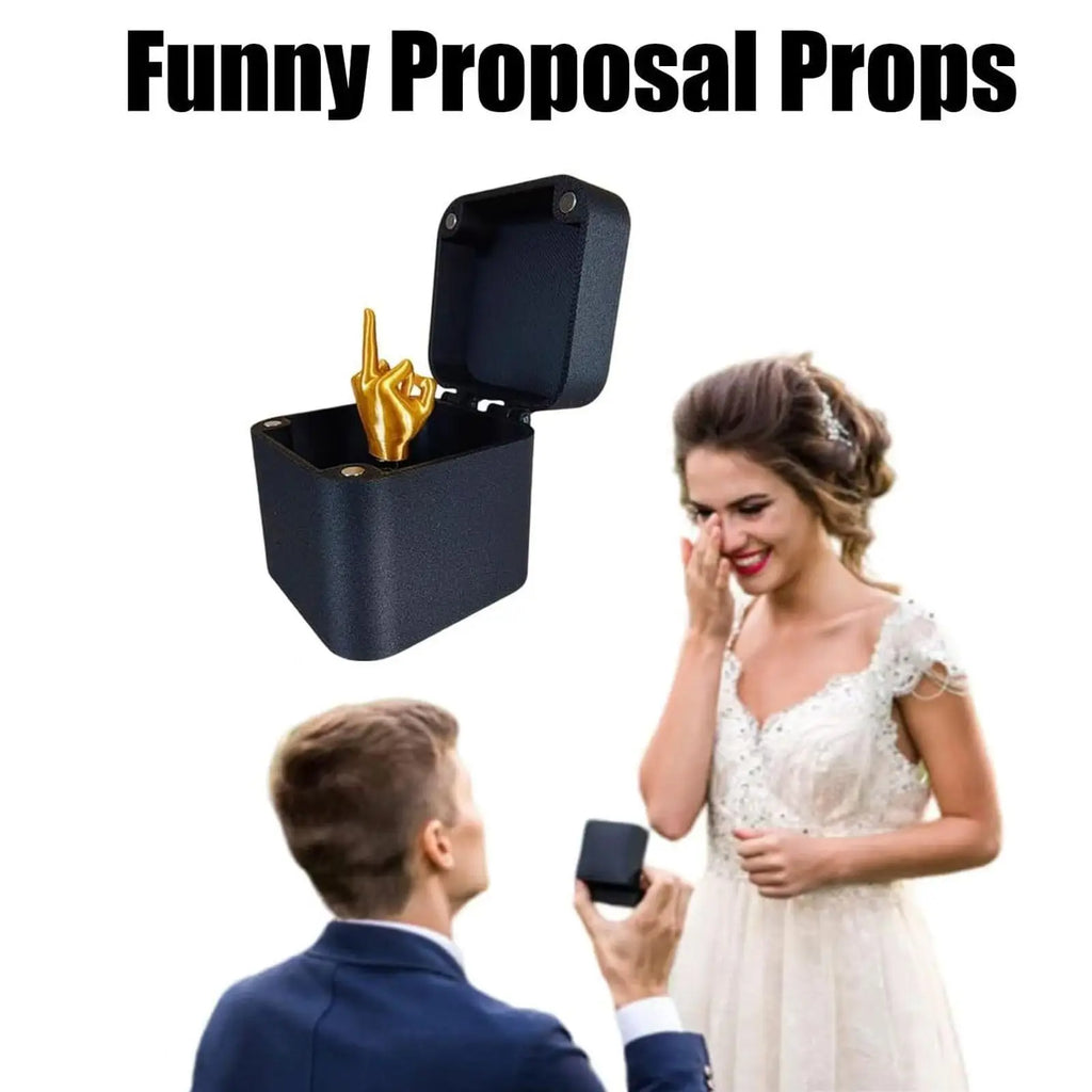 Middle Finger Pop-Up Box – Funny Prank Gift for Office Desk Decor
