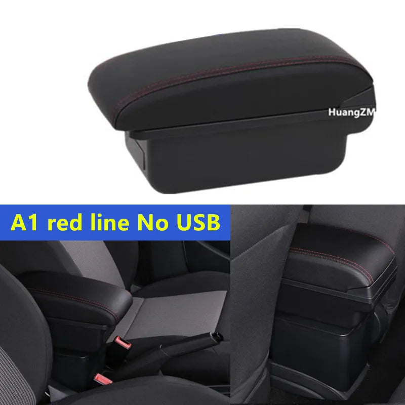 Center Console Armrest Box – Storage Organizer for Peugeot 208 and 2008