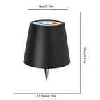 Wireless LED Wine Bottle Lamp – Touch Control for Outdoor Dining