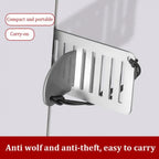 Portable Metal Door Lock – Punch-Free Security Latch for Hotel and Travel