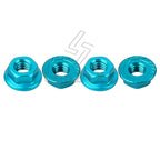 Aluminum Alloy Flange Lock Nut M4 – Universal Parts for 1/10 RC Crawler