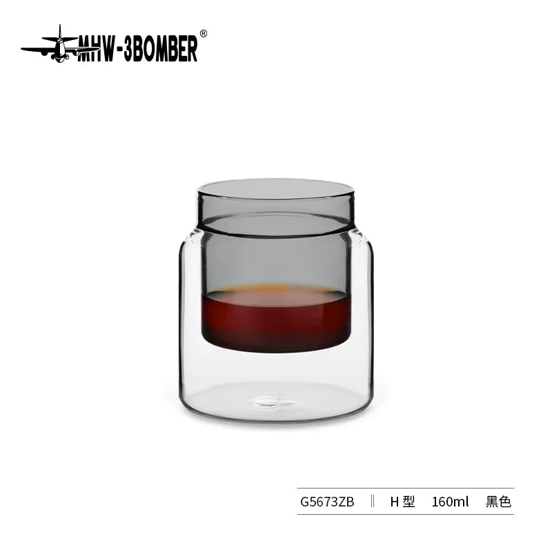 Double Wall Glass Coffee Mugs – Borosilicate Espresso Cups for Baristas