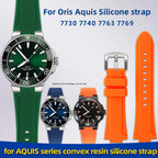 Rubber Watch Strap – Silicone Diving Band for Oris Aquis Series