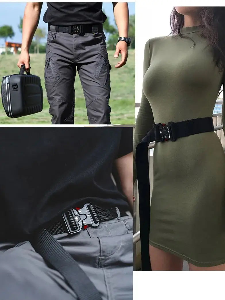 Tactical Nylon Belt – Multi-Functional Canvas Strap for Military Training