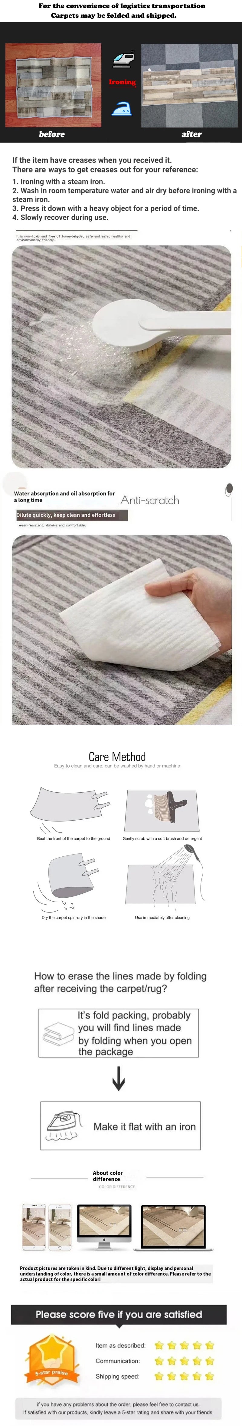 Bat Pattern Floor Mat – Non-Slip Gothic Carpet for Halloween Home Decor