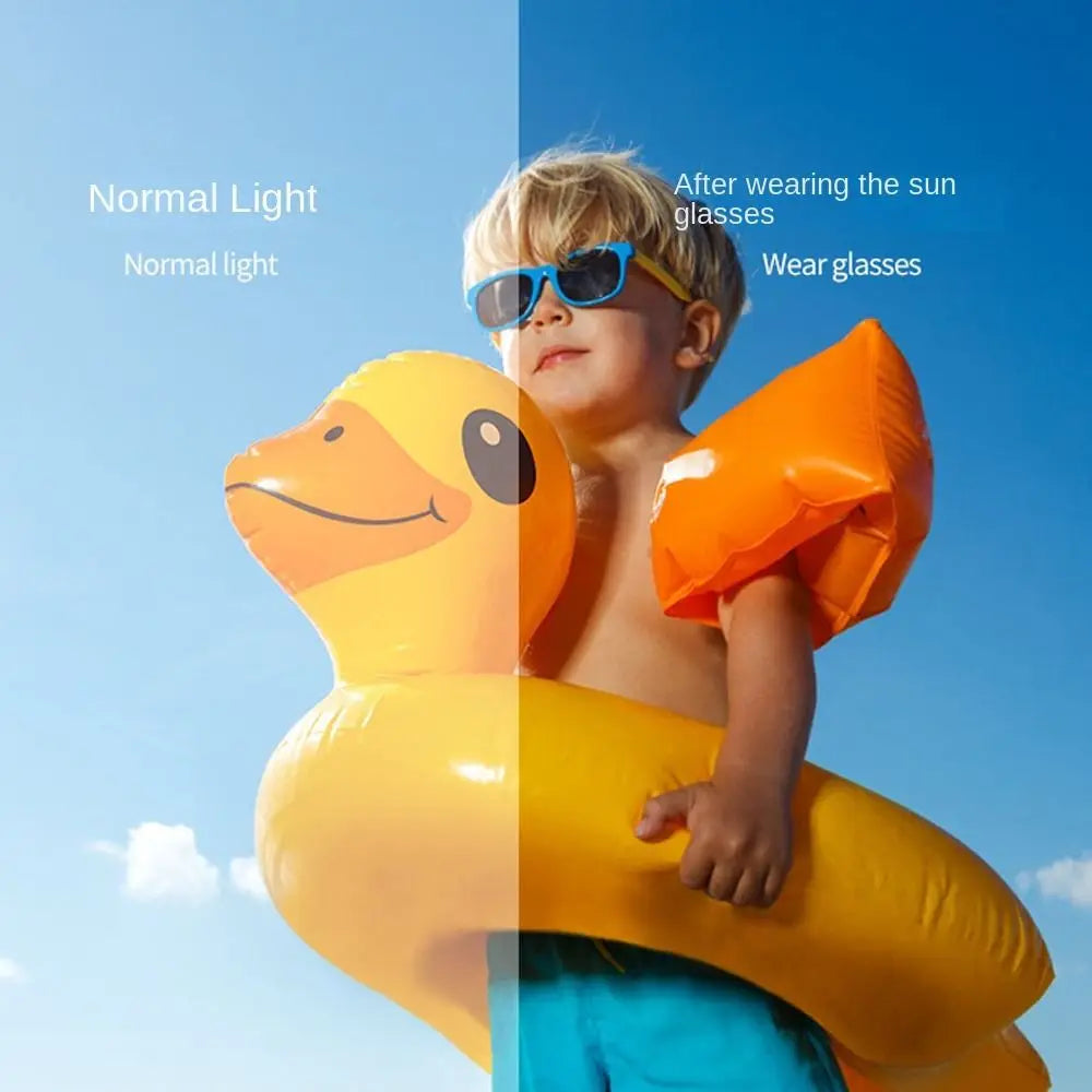 Cartoon Kids Sunglasses – UV400 Protective Eyewear for Summer Outdoor Fun