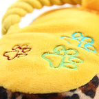 Plush Slipper Dog Toy – Durable Squeaky Rope Teether for Pet Boredom Relief