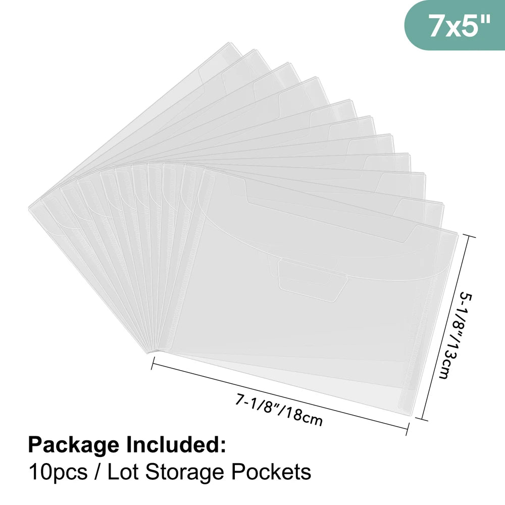 Plastic Stamp and Die Storage Pockets – Waterproof Sleeves for Crafting