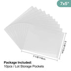 Plastic Stamp and Die Storage Pockets – Waterproof Sleeves for Crafting