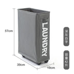 Rolling Laundry Basket – Large Capacity Waterproof Hamper for Yoga Storage