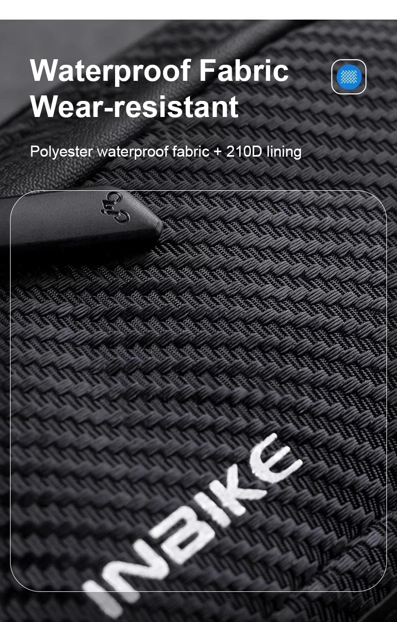 Waterproof Bike Top Tube Bag – Cycling Storage for Mountain and Road Bikes