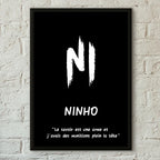 Ninho Rapper Wall Poster – Self-Adhesive Waterproof Art for Room Decor