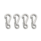 Mini Aluminium D-Ring Carabiner – Spring Clip for Outdoor Camping EDC Gear