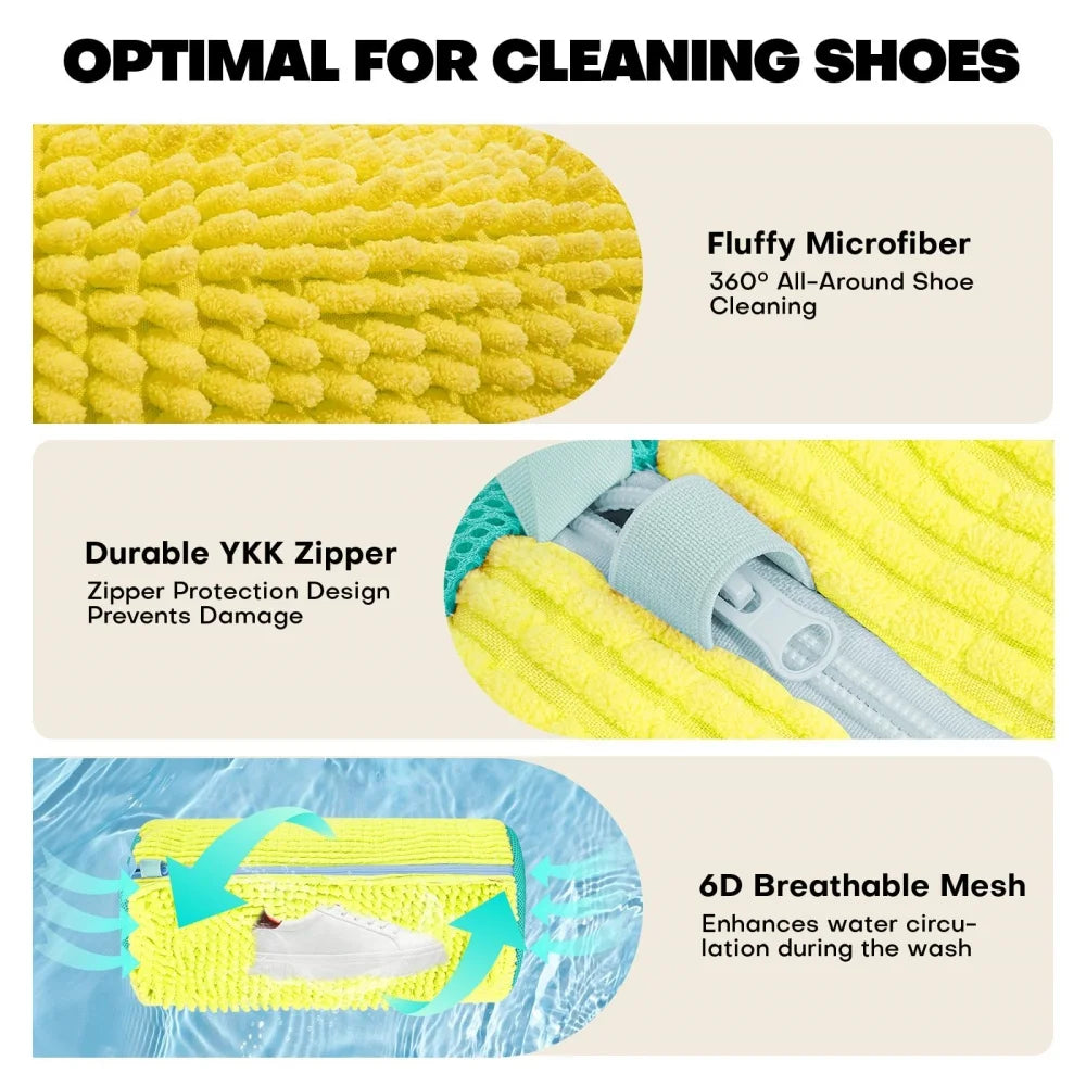 Reusable Shoe Laundry Bags – Protective Mesh Washers for Sneakers