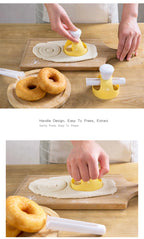 Donut Mold Cutter – Kitchen Baking Tool for Homemade Dessert Making