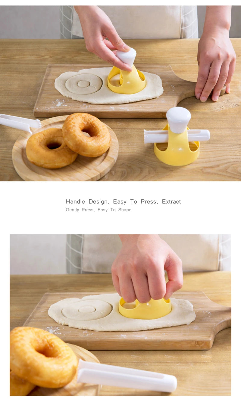 Donut Mold Cutter – Kitchen Baking Tool for Homemade Dessert Making