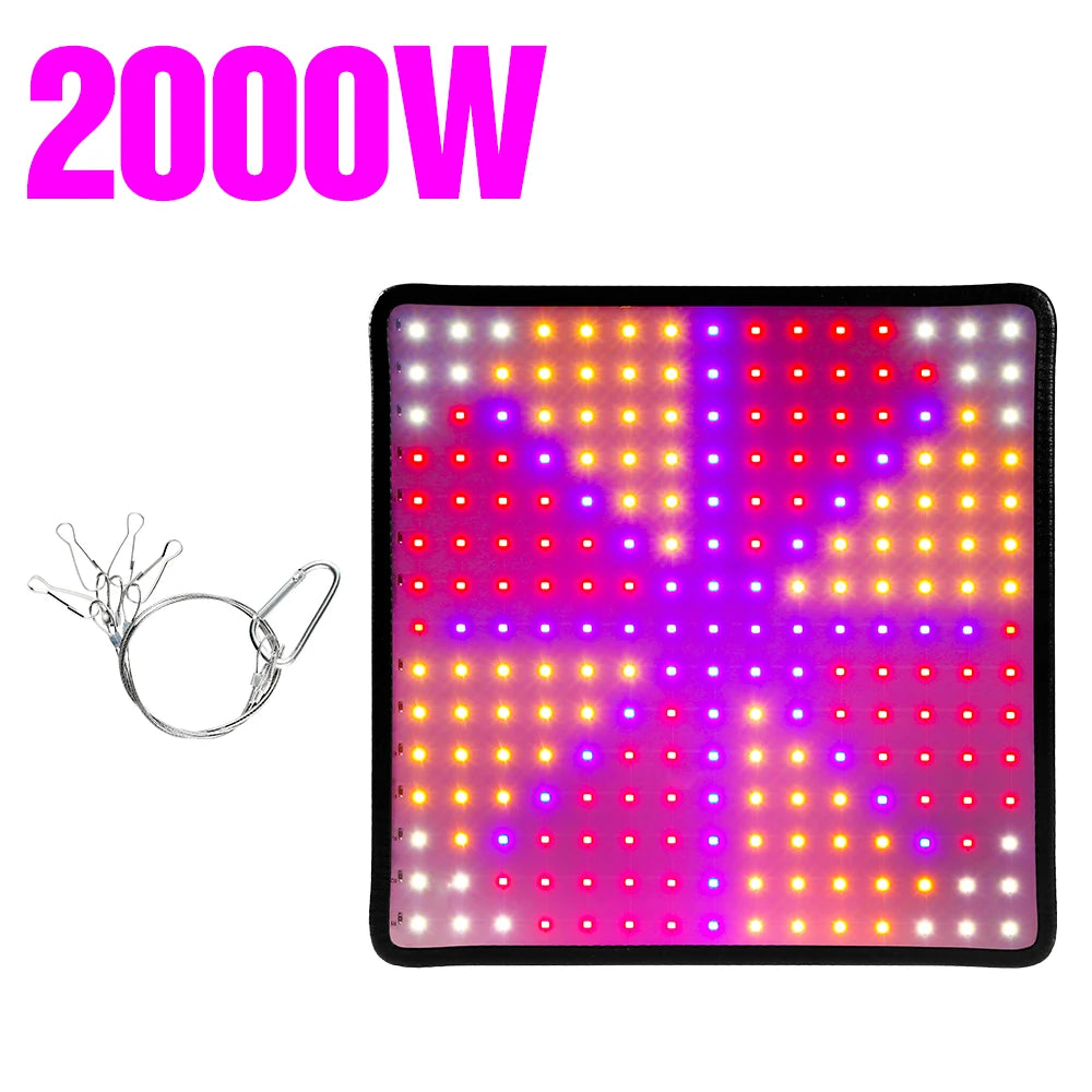 Full Spectrum LED Grow Light – Quantum Board for Indoor Plant Hydroponics