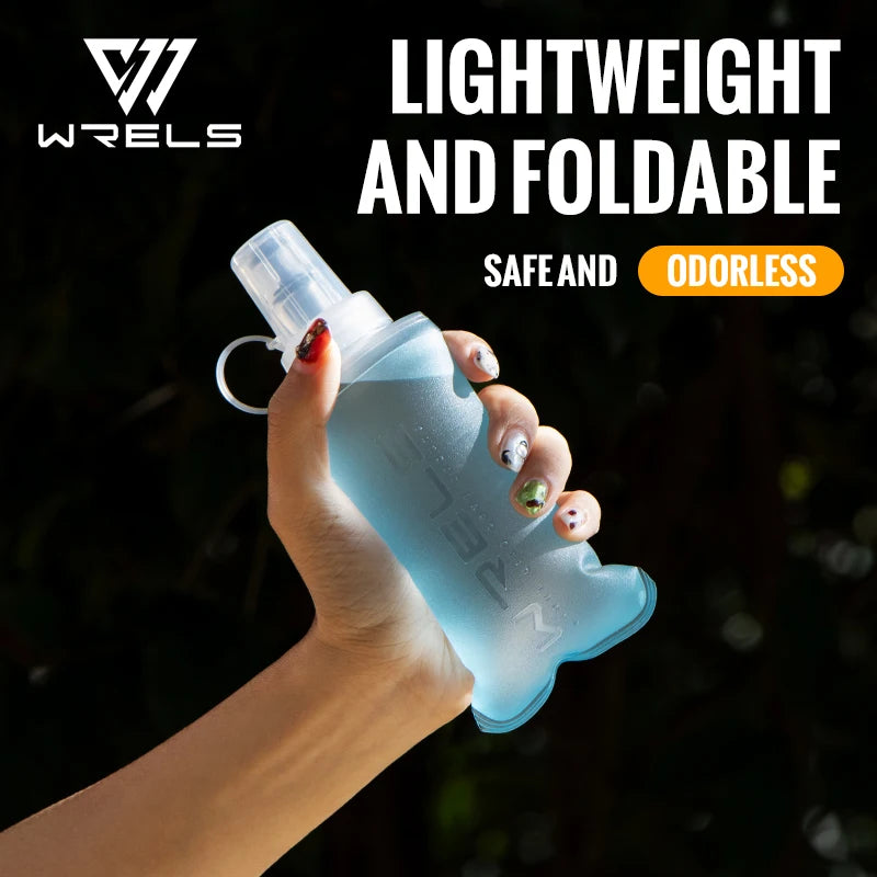 Collapsible TPU Soft Flask – BPA-Free Folding Water Bottle for Hiking and Running