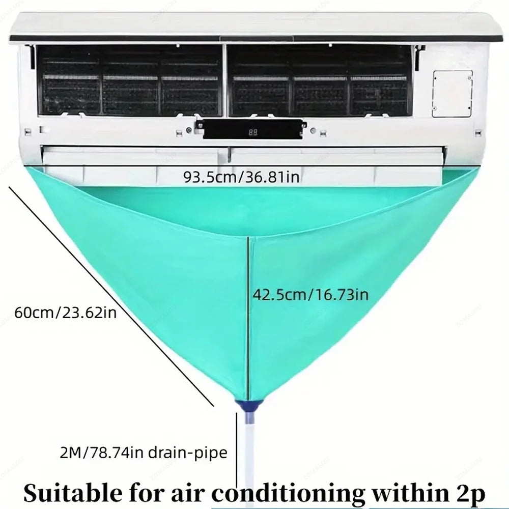 Air Conditioner Cleaning Kit – Leak-proof Cover for Professional Home Maintenance