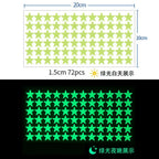 Glow in the Dark Wall Decals – Luminous Dots and Stars for Kids Bedroom Decor