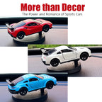 Drift Car Dashboard Ornament – Swinging Sports Racing Model for Auto Decor