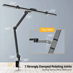 LED Architect Desk Lamp – Adjustable Brightness for Home Office Workspace